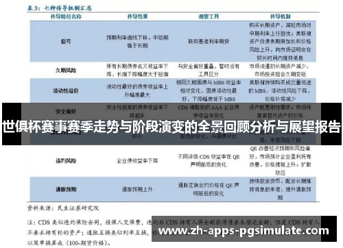 世俱杯赛事赛季走势与阶段演变的全景回顾分析与展望报告